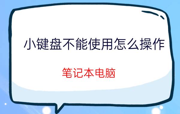 小键盘不能使用怎么操作 笔记本电脑，右边数字键没反应该怎么办？